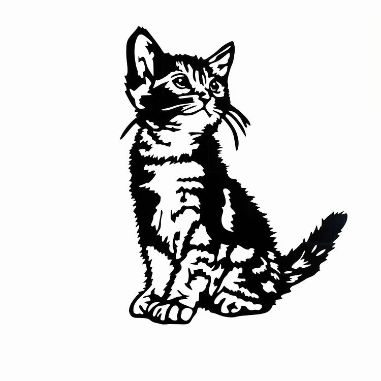 猫の壁の芸術