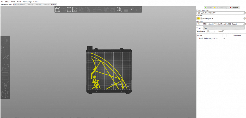 prusa slicer drukowanie części