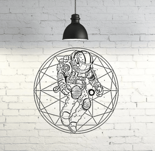 astronauta wall art