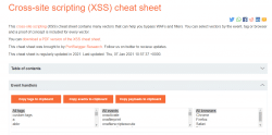 xss cheat sheet