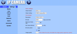 Konfiguracja kamery IP